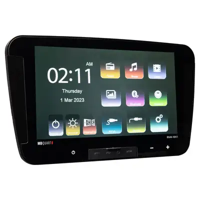 MB Quart Mbq 10 in Touchscreen rv Source Unit w/ Amfm bt & Multizone Audio Control