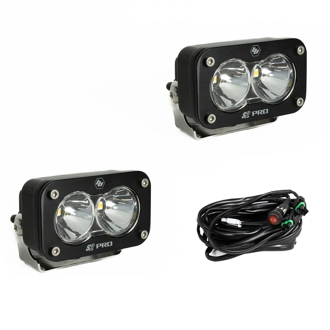 Baja Designs 487801 S2 Pro Black LED Auxiliary Light Pod Pair product image