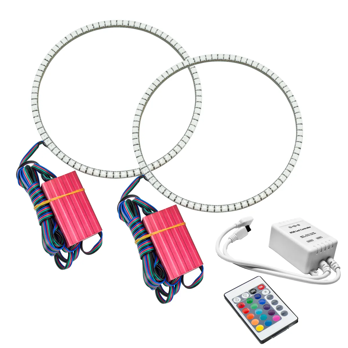 ORACLE Lighting 2020-2025 Jeep Gladiator JT LED Headlight Surface Mount Halo Kit product image