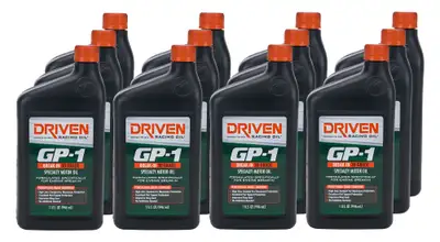 Driven Racing Oil GP-1 30W Break-In Oil Case 12 x 1 Quart