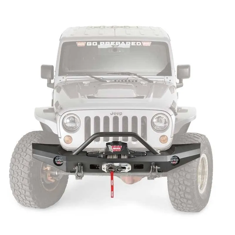 WARN - Full Width Version; One Piece Design; Direct-Fit; Mounting Hardware Included; With Grille Guard; With Internal Winch Mount; With Shackle Mounting Tabs product image