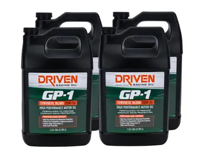 Driven Racing Oil GP-1 20w50 SemiSynthetic Case 4 x 1 Gallon