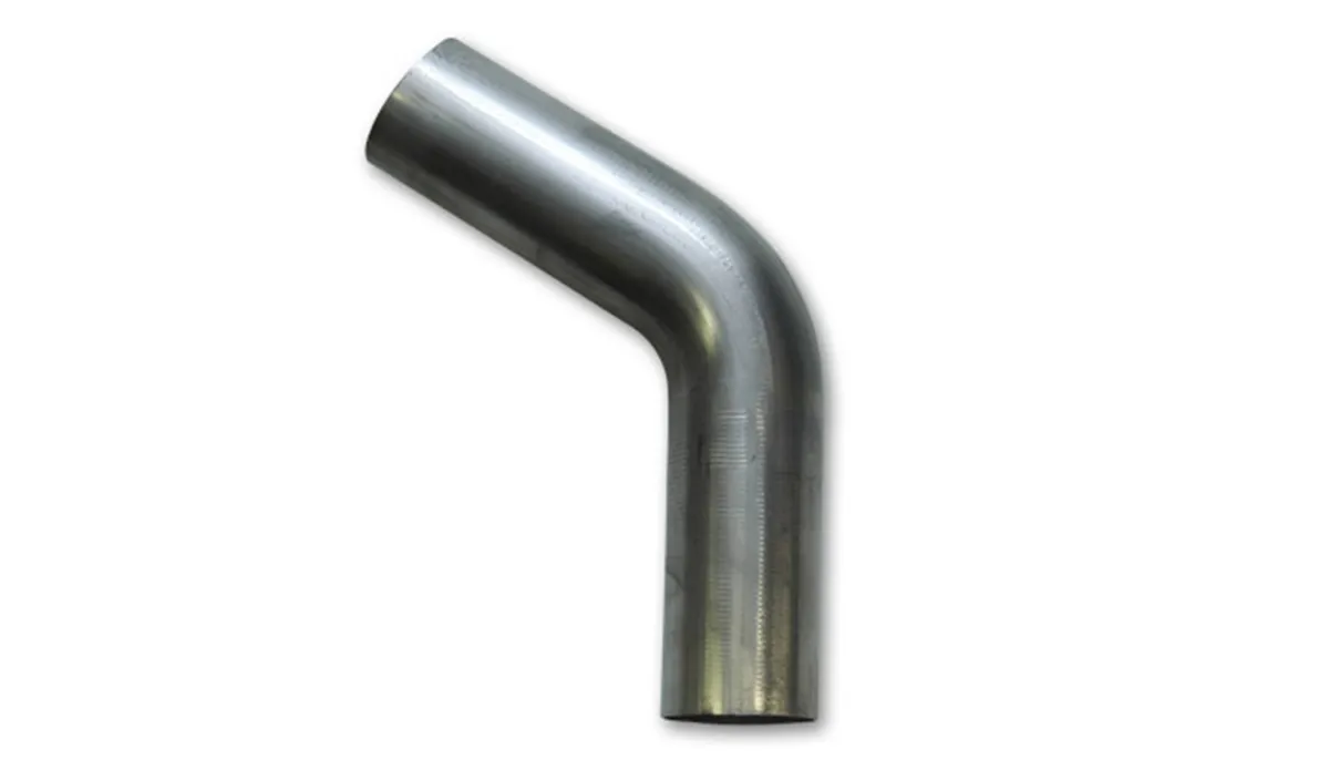 60 Degree Stainless Steel Bend; 2 in. Tube OD; 2 in. Centerline Radius; 6 in. Leg Length From Tangent; product image
