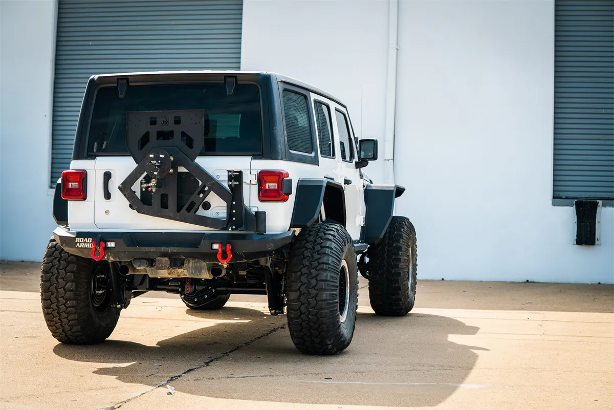 Stealth Rear Wide Fender Flares - Texture Black 2018-2025 Jeep JL JLU product image