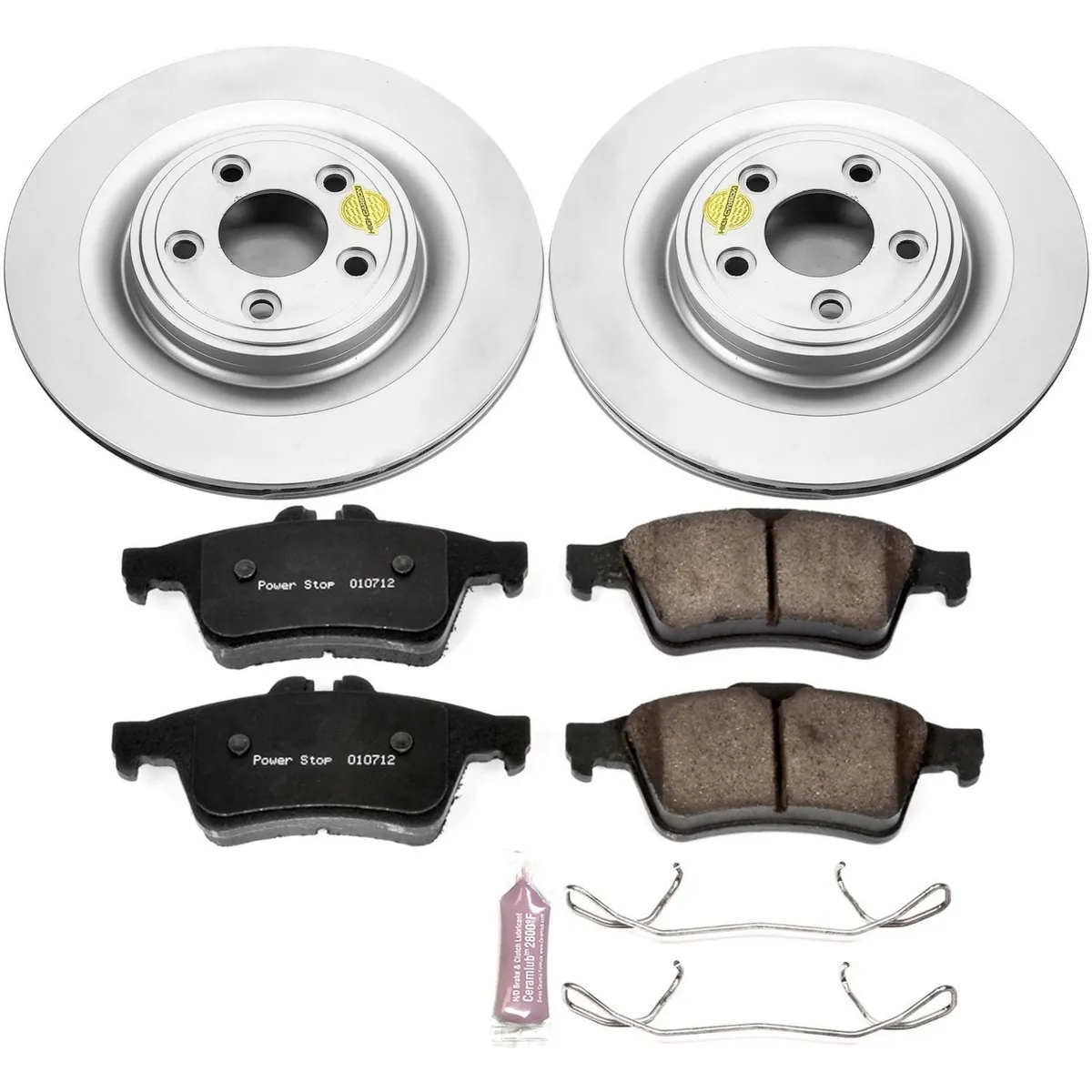 Z23 Sport Geomet Coated Rotor Kit For European Vehicles: Genuine Geomet Fully Coated Rotors; Carbon-Fiber Ceramic Pads W/Hardware product image
