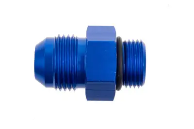 Redhorse Performance 08 Male to 08 Oring Port Adapter (High Flow Radius Orb) Blue