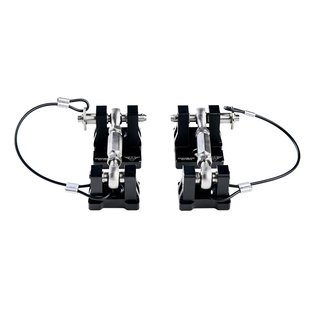 Combat Off Road Billet Aluminum Hood Latch Set - Raw - JK/JL/JT product image