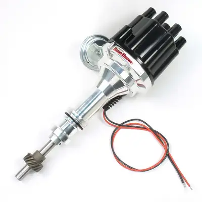 Pertronix PerTronix Billet Distributor for Ford 351W Engines (Ignitor III) with Vacuum / Mechanical Advance - Black / Female - D7131700