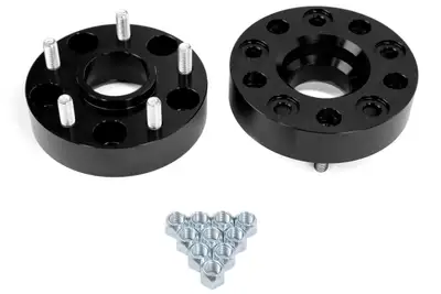 Spidertrax 0718 Wrangler/0610 Commander 5 X 5in X 11/2in Thick Black Wheel Spacers(Pair)
