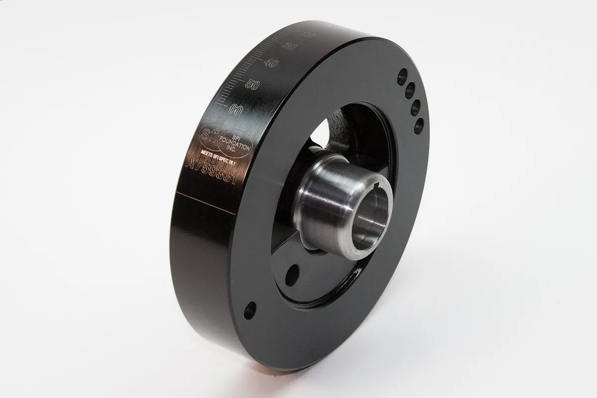 Damper Race Sfirated Chev sb 400/383 197080 Ext Bal 6.75in od Black product image