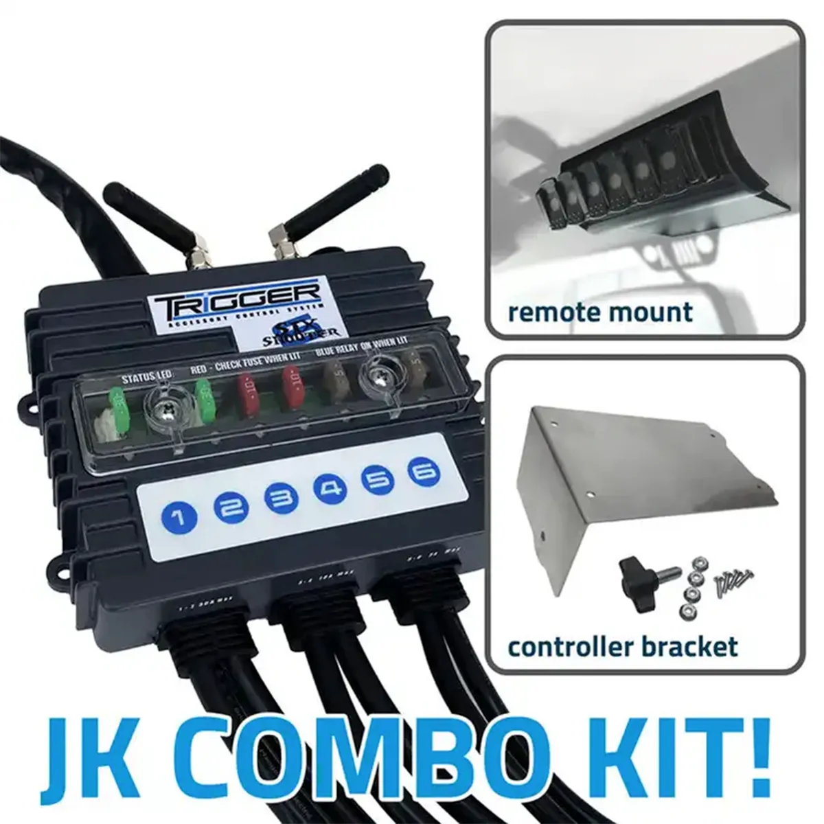 3001JK TRIGGER 6 SHOOTER Jeep JK Combo Kit product image