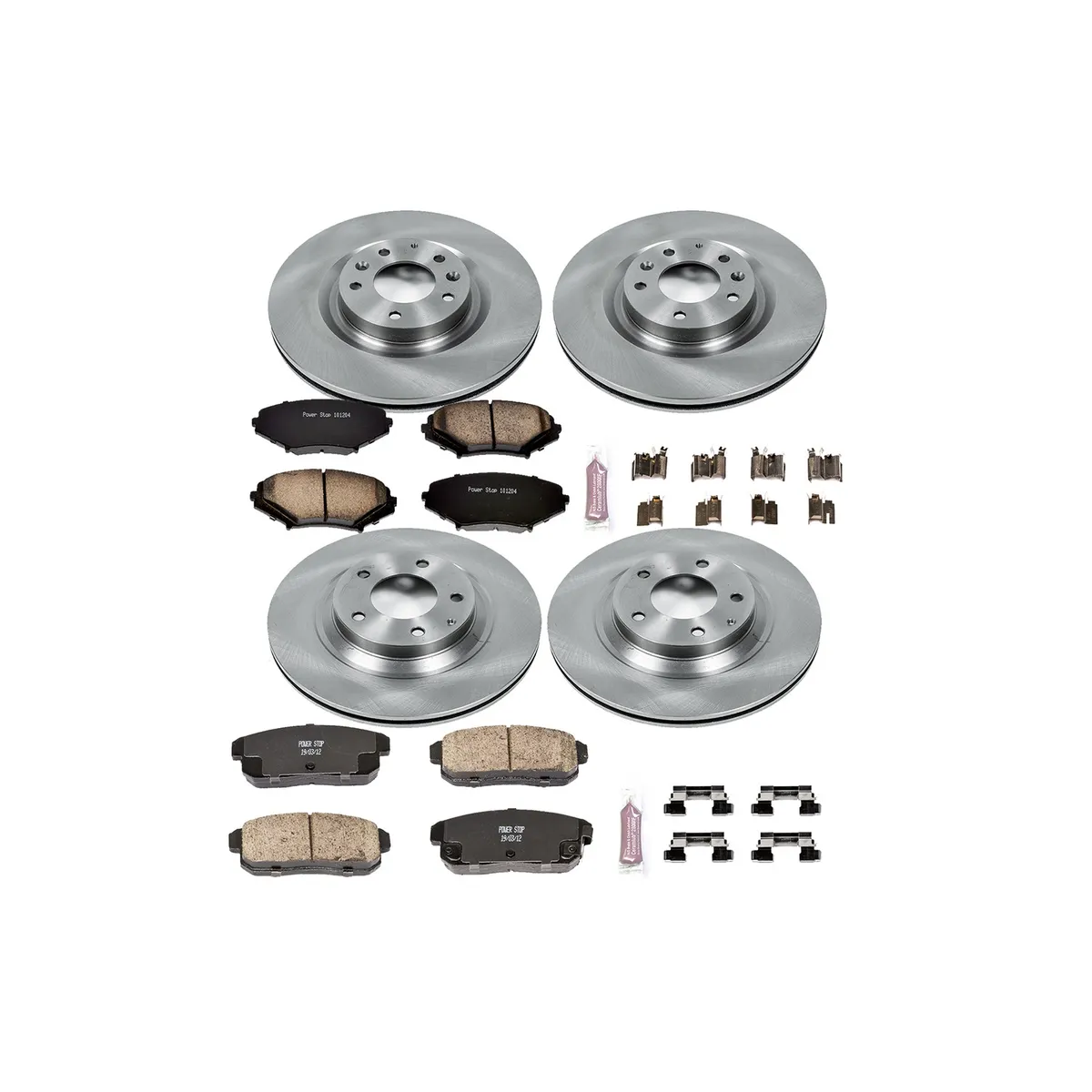 Z17 Direct Replacement Kit: Rotors; Ceramic Pads W/Hardware product image