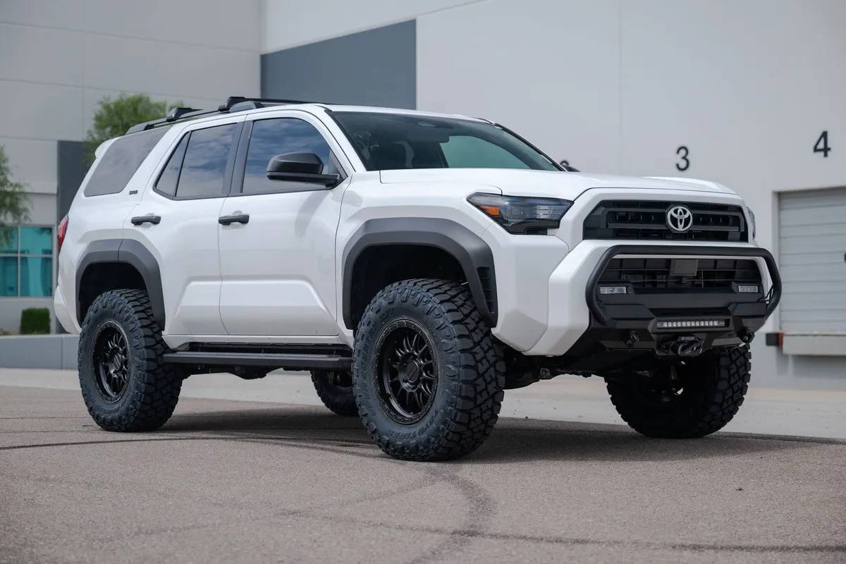 Addictive Desert Designs 2025 Toyota 4Runner Stealth Center Mount Front Bumper with Top Hoop F710353070103 product image