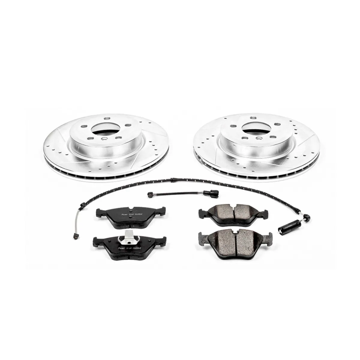 Z23 Evolution Sport Upgrade Kit: Drilled/Slotted Rotors; Carbon-Fiber Ceramic Pads W/Hardware; Pad Sensors product image