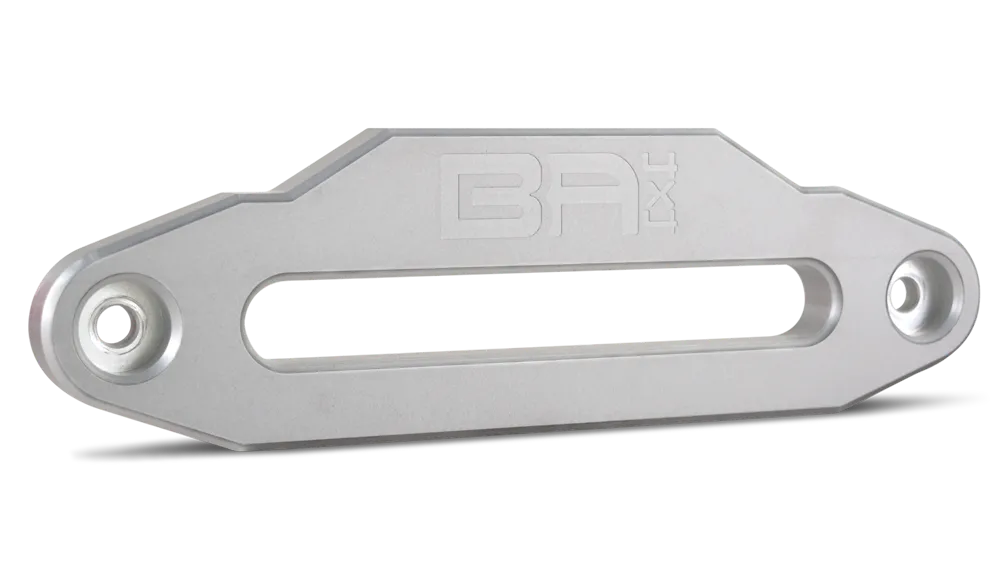 Hawse Fairlead; Use w/Synthetic Rope Only; Anodized Matte Silver; Aluminum; product image