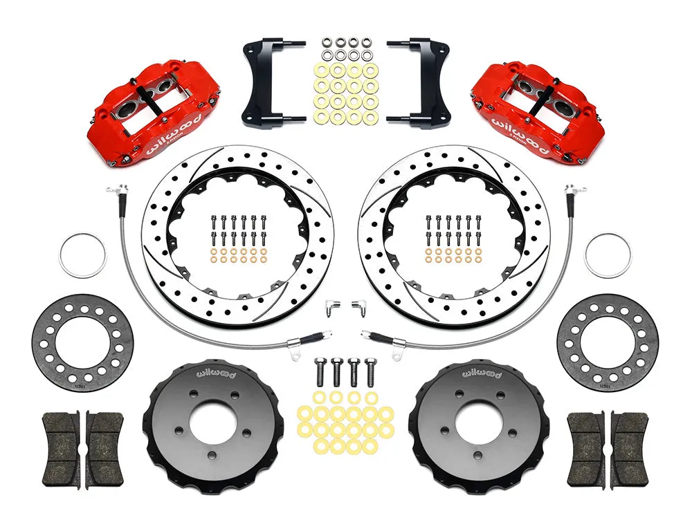 2006 - 2015 Mazda Forged Narrow Superlite 6R Big Brake Front Brake Kit (Hat) - 140-12907 product image