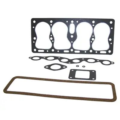 Crown Automotive Jeep Replacement Engine Gasket Set; Incl. Valve Cvr Gkt/Intake To Exhaust Manifold Gkt/Exhaust Manifold To Frt Pipe Gkt/Cyl. Head Gkt/Exhaust To Manifold To Engine Gkt/2 Valve Cvr Screw Gkt;