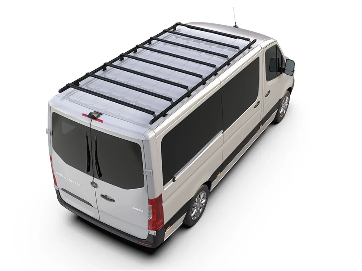 Mercedes Benz Sprinter L2H1144in MWBStandard Roof 2007-Current Slimpro Van Rack Kit - by Front Runner product image