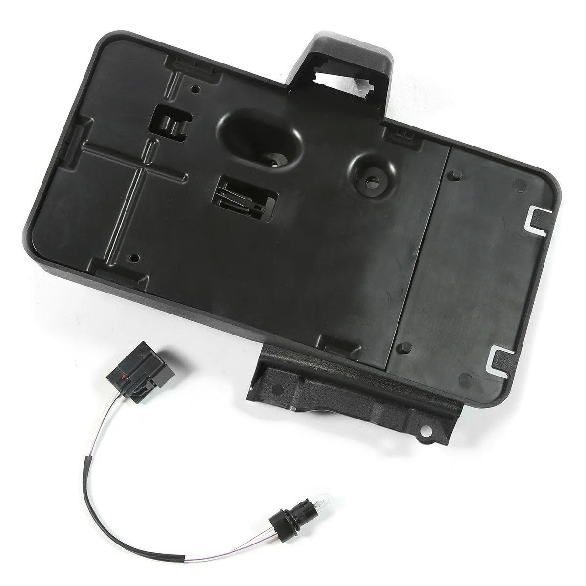 Rugged Ridge License Plate Bracket; 0 7-17 Jeep Wrangler JK -