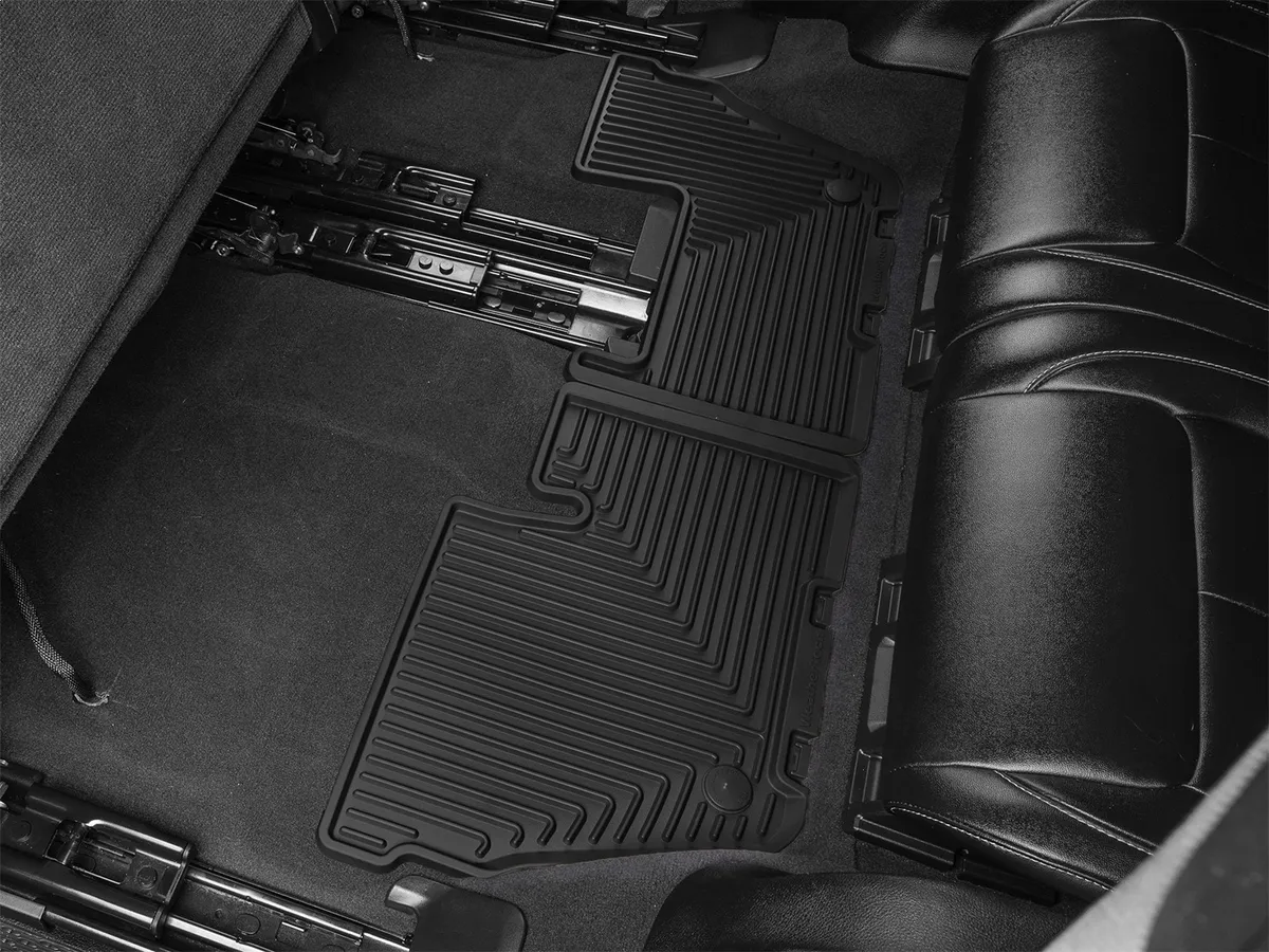 Weathertech All Weather Floor Mats; Black; Third Row;