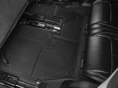 Weathertech All Weather Floor Mats; Black; Third Row;