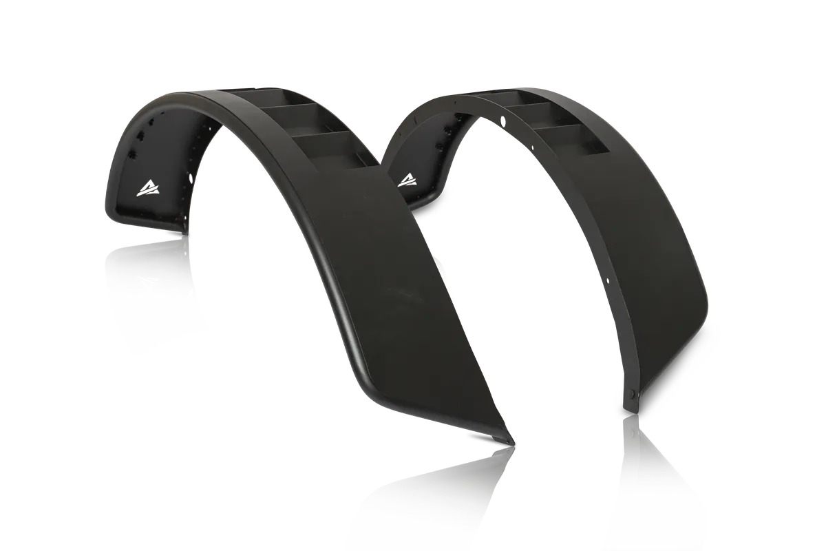 Attica 4x4 Frontier Series Rear 2dr and 4dr Fender Flares- Black - Powder Coated - Steel - Bronco product image