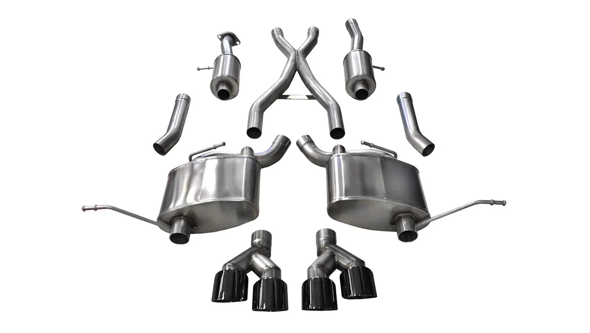 Xtreme, Sport / 2.5 in Cat-Back 4.0 in Twin Tips | 2014-21 Jeep Grand Cherokee 5.7L (21188, 14992) product image