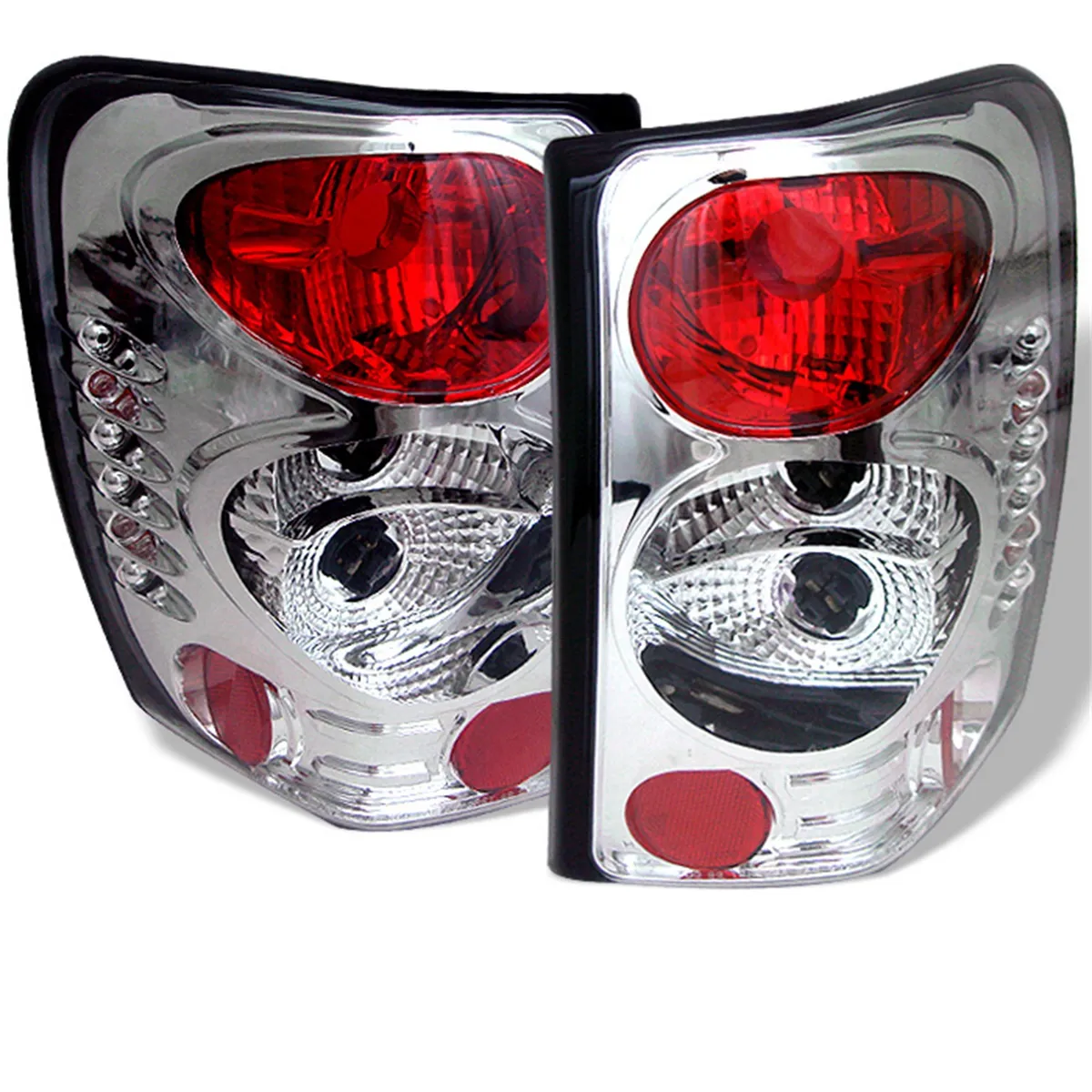 Jeep Grand Cherokee 99-04 Euro Style Tail Lights - Chrome product image