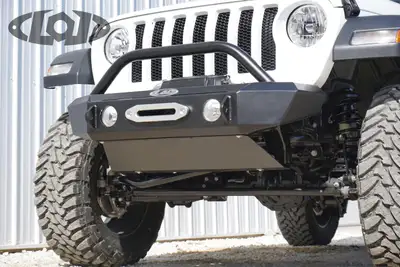 LoD Offroad JL/JT Signature Series Shorty Bolt on Skid Plate (Black Powder Coated)