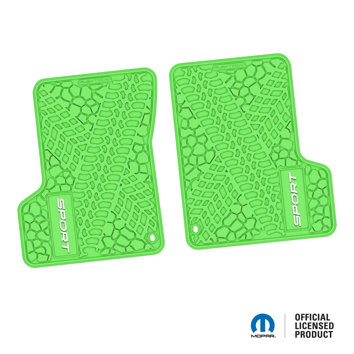 Ngtt43044977- 03-06 Jeep Tj/Lj 2DR Front- Tire Tread/Scorched Earth Scene w/ Sport Insert - Black w/ Red Insert product image