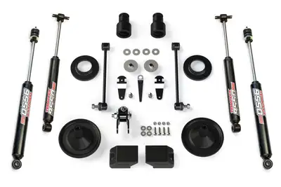 TeraFlex Teraflex 2.5in Performance Spacer Lift Kit & 9550 VSS Twin-Tube Shocks - JK