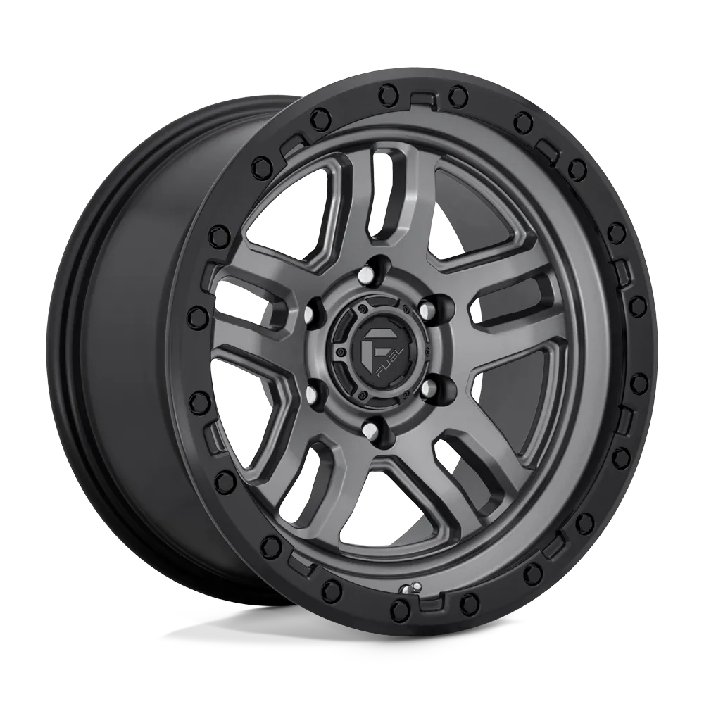 KMC Wheels Ammo 17x9 5x127.00 Matte Gun Metal Black Bead Ring 13 mm