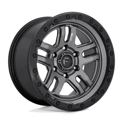 KMC Wheels Ammo 17x9 5x127.00 Matte Gun Metal Black Bead Ring 13 mm
