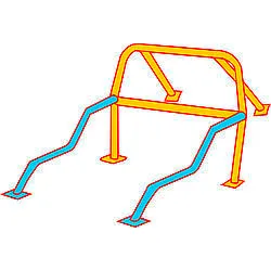 Chassis Engineering Pro Street Side Bar Kit 1-3/4 x 0.134 DOM