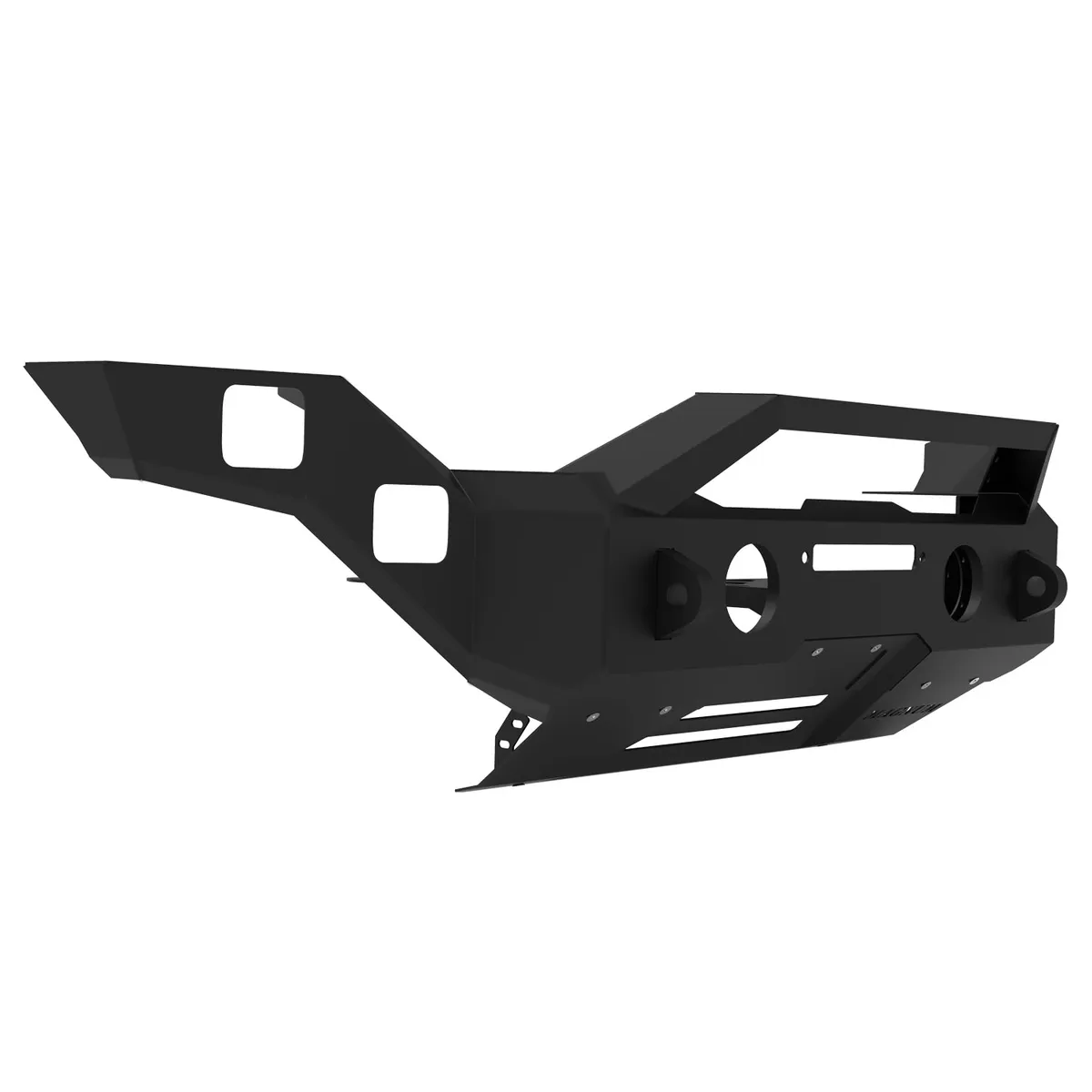 Magnum Front Full Width Winch Ready Bumpers Black Textured Alloy Steel product image