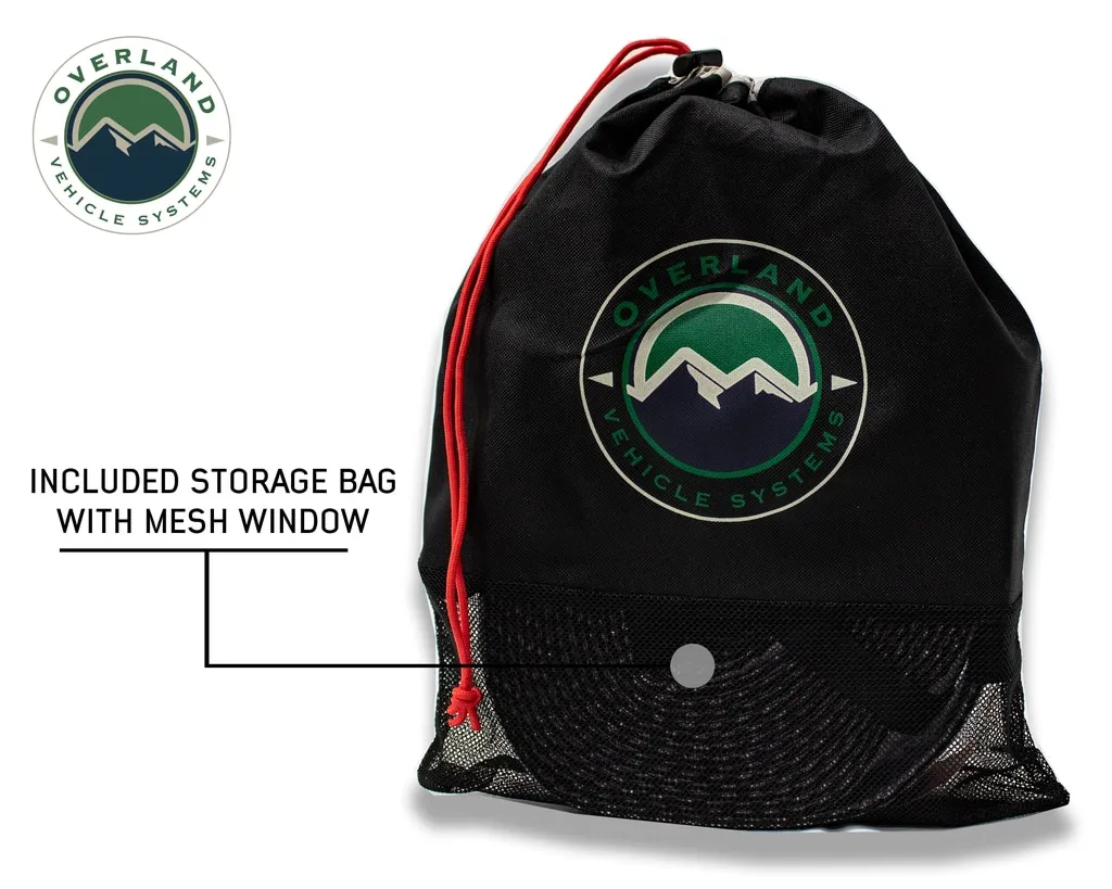 Overland Vehicle Systems Tow Strap 30000 lb. 3in x 30ft Gray With Black Ends AND Storage Bag product image