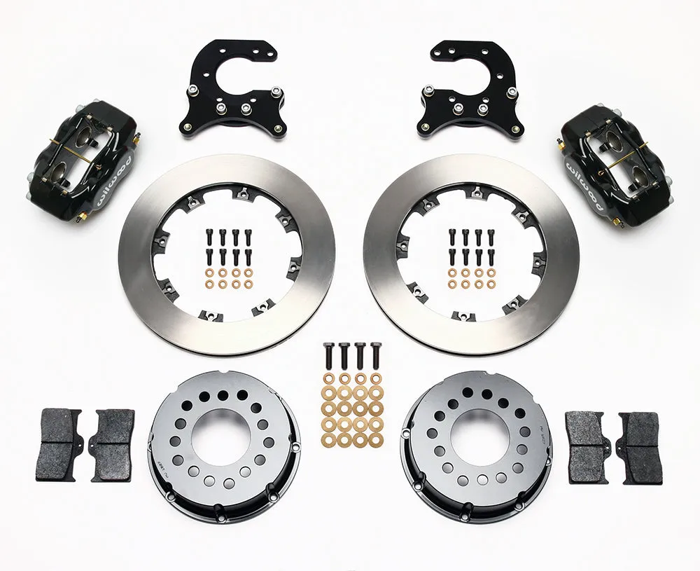 Forged Dynalite Pro Series Rear Brake Kit - 140-2113 - Plain Face / Red product image