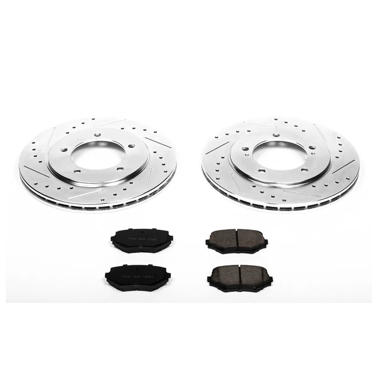 Z23 Evolution Sport Upgrade Kit: Drilled/Slotted Rotors; Carbon-Fiber Ceramic Pads W/Hardware product image