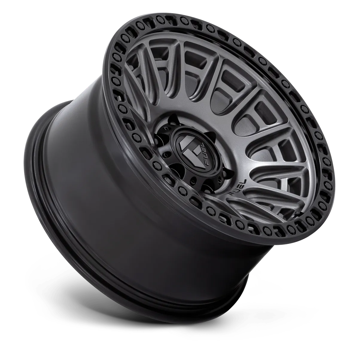 Fuel Wheels | Cycle | Matte Gunmetal w/ Black Ring product image