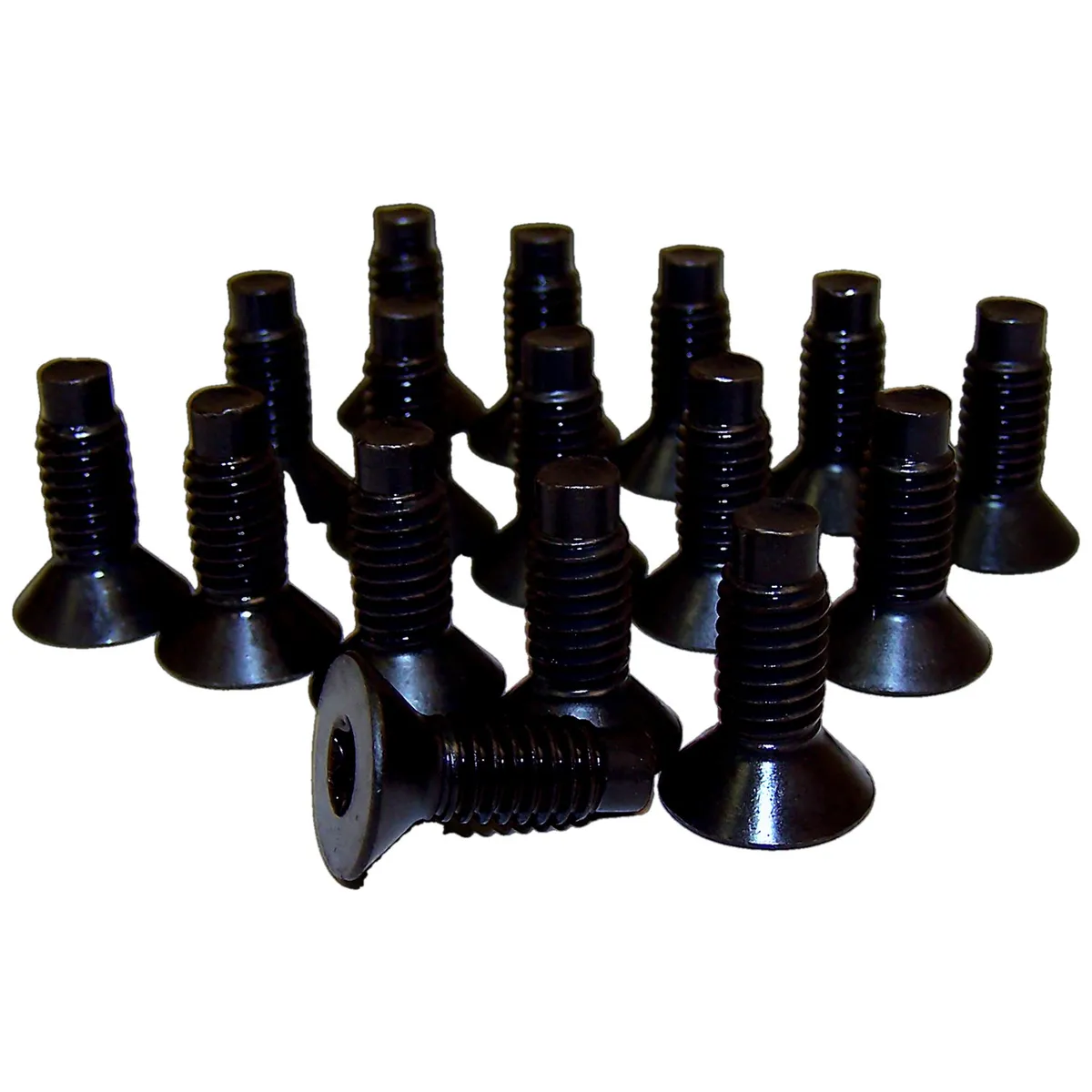 1976-1983 CJ-5 CJ includes 16 pieces 1976-1986 CJ-7 CJ includes 16 pieces 1981-1986 CJ-8 CJ includes 16 pieces 1987-1995 Wrangler YJ includes 16 pieces 1997-2006 Wrangler TJ Uses 14; This kit includes 16 pieces product image