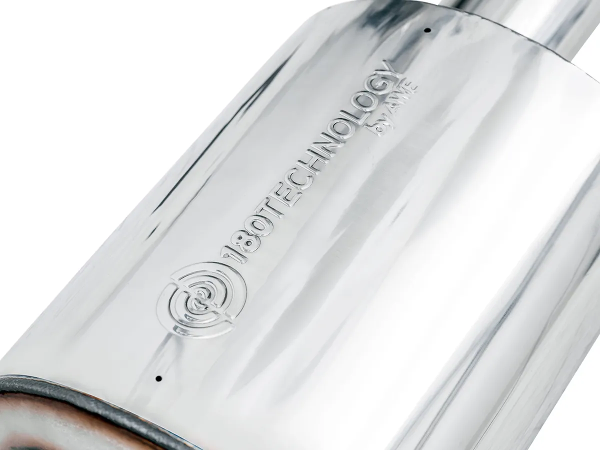 AWE 0FG Catback Split Rear Exit Exhaust for 4th Gen Silverado/Sierra 1500 6.2L (with bumper cutouts) - Quad Chrome Silver Tips product image