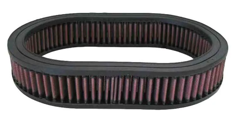 K&N Oval Element For Custom Assem. Custom Air Filter
