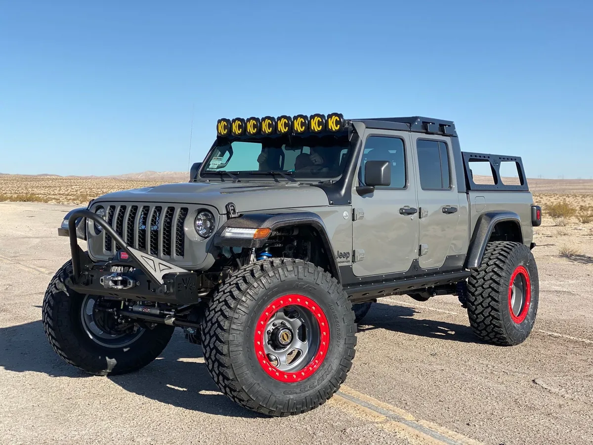 EVO Manufacturing Quarter Pounder Front Winch Bumper For Jeep Wrangler & Gladiator Jk/Jl/Jt