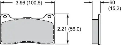 Wilwood Brakes Wilwood CALIPERFNDL1.75.81 ROTORANO