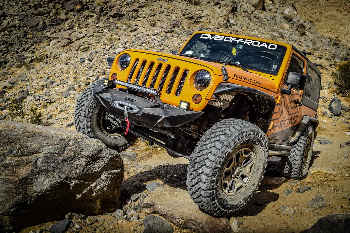 DV8 Offroad Aluminum Front Inner Fenders Black - JK product image