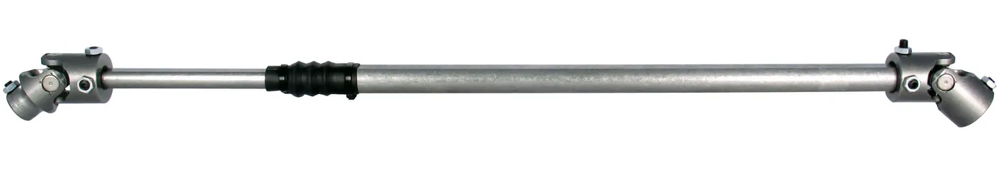 Borgeson Borgeson - Steering Shaft - P/N: 000904 - 1972-1975 Jeep CJ heavy duty telescopic steel steering shaft. Connects from factory column to steering box. For Jeeps with power steering.