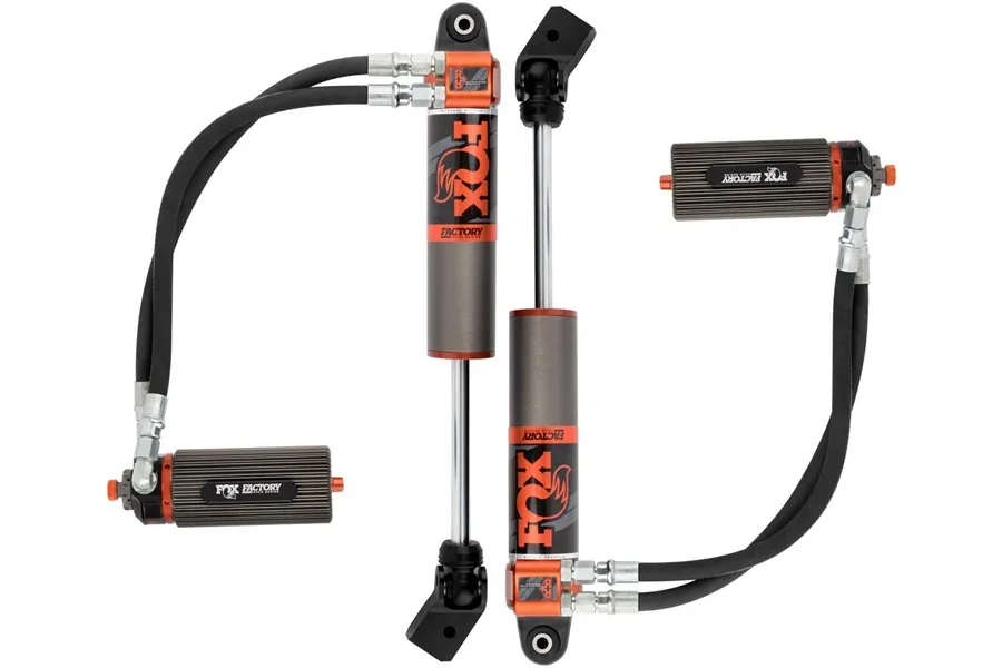 Fox 3.0 Factory Race Series Adjustable Internal Bypass Reservoir Shocks Front - 3.5-4.5in Lift - JL product image