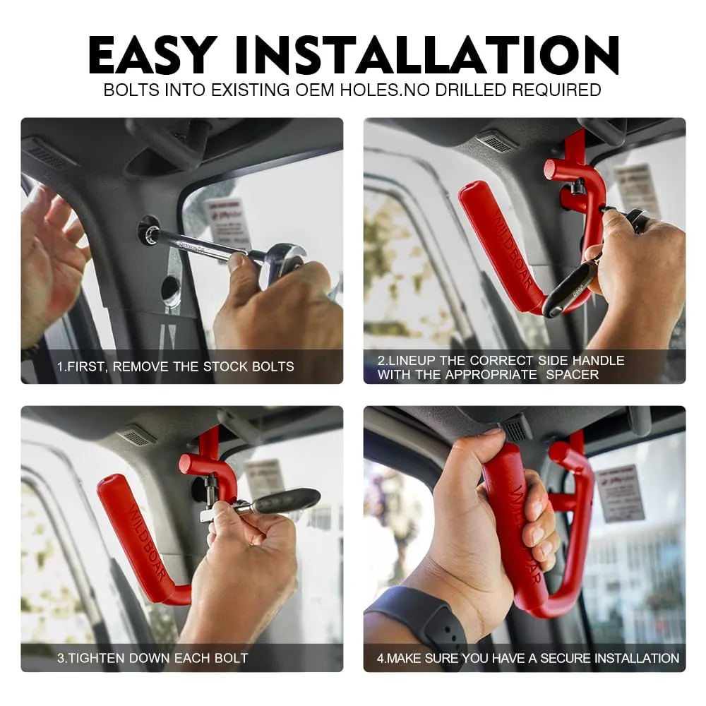 Jeep JK/JKU Roll Bar Grab Handles product image