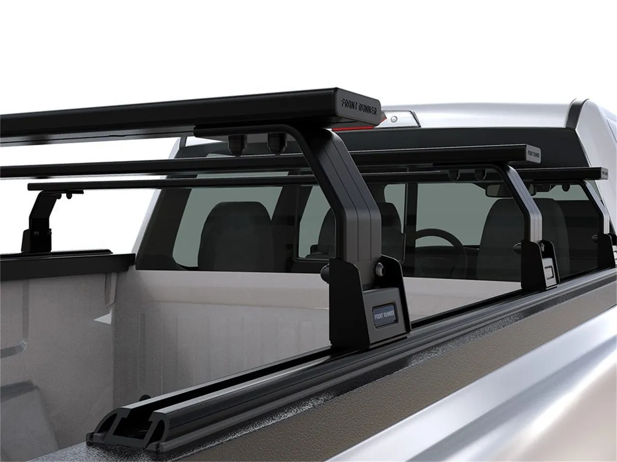 Triple Load Bar Kit; Incl. 3 Roll Top Leg Mount; 1575mm Roof Load Bar Set; 1800mm L Universal Track; product image