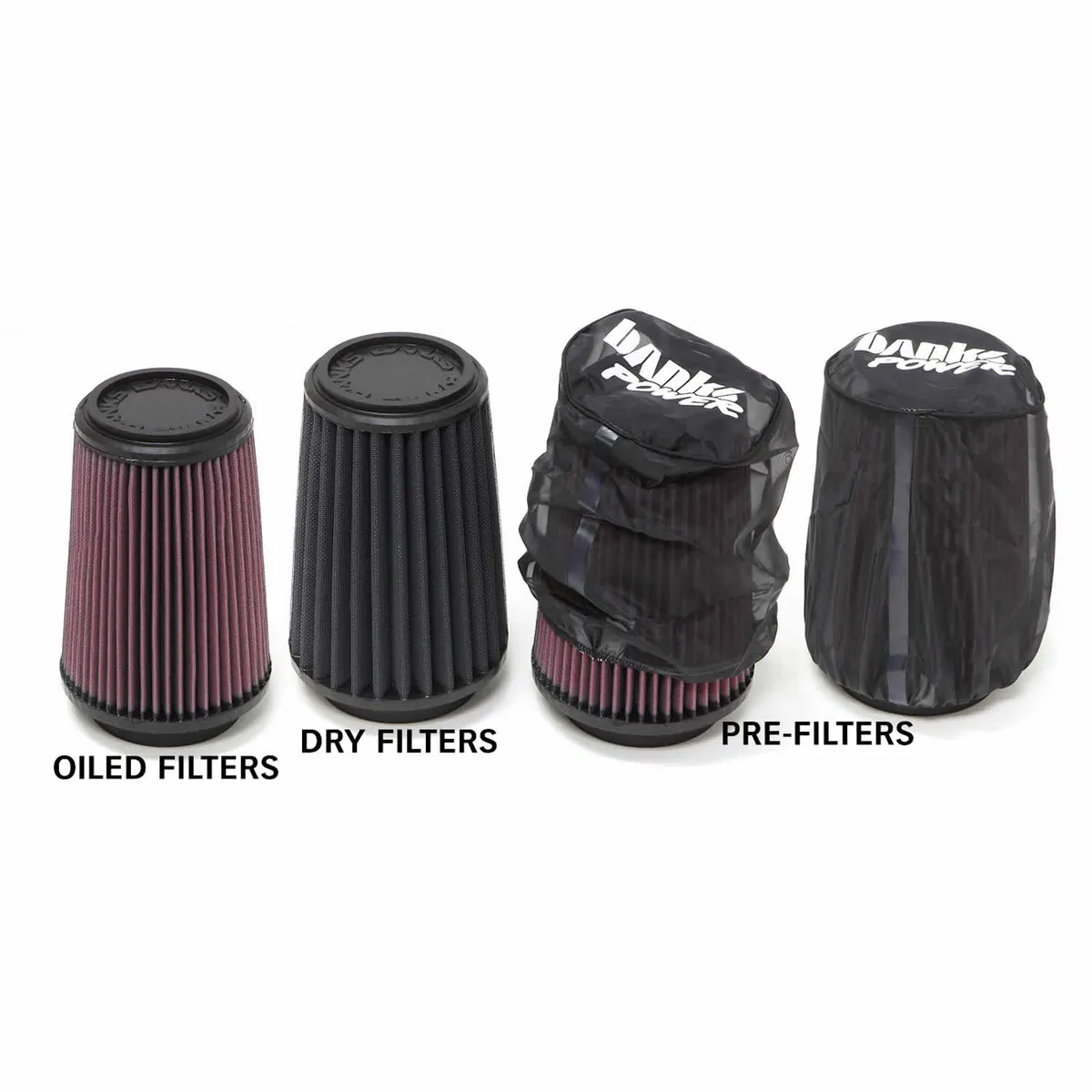 Ram-Air Cold-Air Intake System Oiled Filter 97-06 Jeep 4.0L Wrangler TJ Banks Power product image